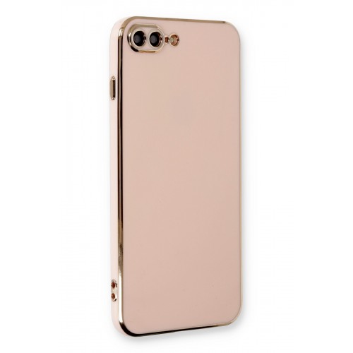 Newface iPhone 7 Plus Kılıf Volet Silikon - Pembe Newface iPhone 7 Plus Kılıf Volet Silikon - Pembe