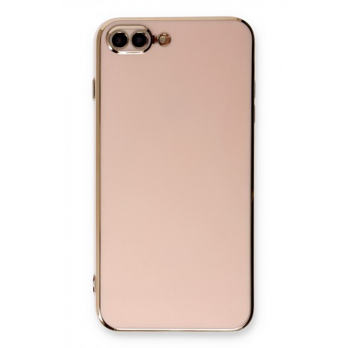 Newface iPhone 7 Plus Kılıf Volet Silikon - Pembe Newface iPhone 7 Plus Kılıf Volet Silikon - Pembe