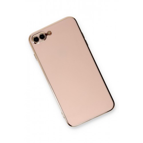 Newface iPhone 7 Plus Kılıf Volet Silikon - Pembe Newface iPhone 7 Plus Kılıf Volet Silikon - Pembe