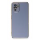 Newface Xiaomi Redmi Note 10S Kılıf Volet Silikon - Mavi