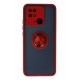 Newface Xiaomi Redmi 10C Kılıf Montreal Yüzüklü Silikon Kapak - Kırmızı Newface Xiaomi Redmi 10C Kılıf Montreal Yüzüklü Silikon Kapak - Kırmızı