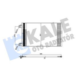 342550 Kondenser Mercedes Benz Citan 415 12-Renault Kangoo Iii 1.5 Dci-1.6 Al/al