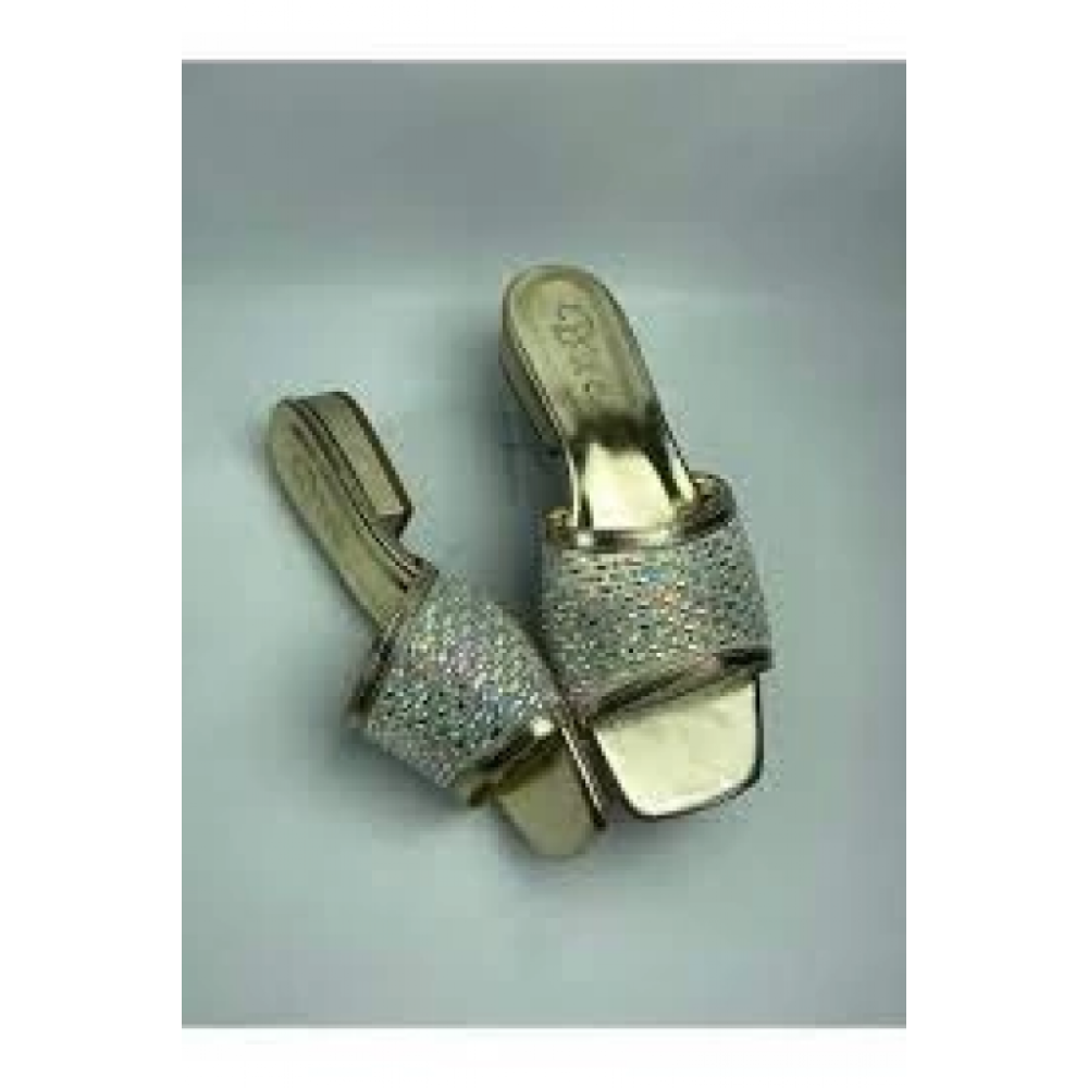 Ortu Gold Cilt İşlemeli Terlik (Numara: 36)