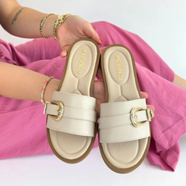 Orja Bej Cilt Terlik (Numara: 39)