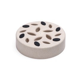 Beeztees DBL Köpek Yavaş Besleme Mama Kabı, Bambu, Bej, 17cm, 800ml