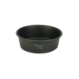 Beeztees DBL Köpek Mama Su Kabı, Mat Siyah Paslanmaz Çelik, 20cm, 1,9L