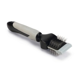 Beeztees Orta ve Uzun Tüylü Küçük Irk Köpek Tarağı, Çift Taraflı, 20cm, 20x4,5x4cm