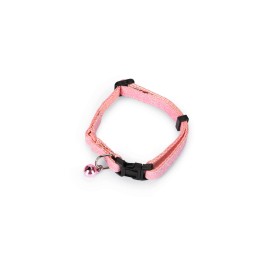 Beeztees Kedi Boyun Tasması, Zilli, Pembe, 23-32cm