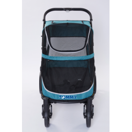 Tommy Evcil Hayvan Arabası Turkuaz 112*65*100cm Max 40kg