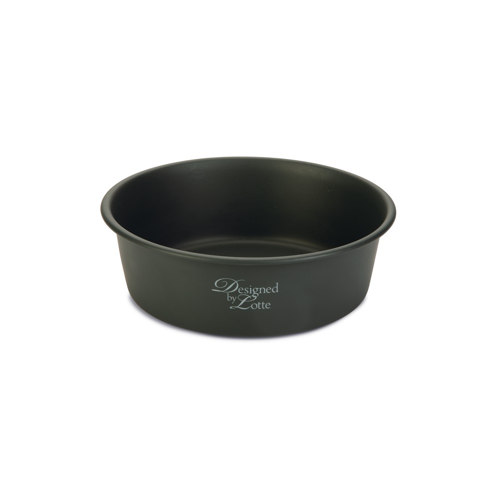 Beeztees DBL Köpek Mama Su Kabı, Mat Siyah Paslanmaz Çelik, 20cm, 1,9L