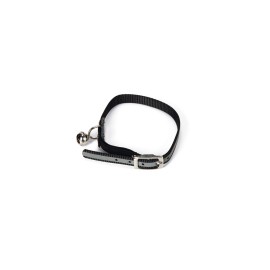 Beeztees Kedi Boyun Tasması, Fosforlu Siyah, 24,5-29,5cm