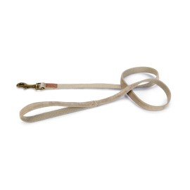 Beeztees DBL Köpek Gezdirme Kayışı, Velura, Gri, 120cm, 20mm