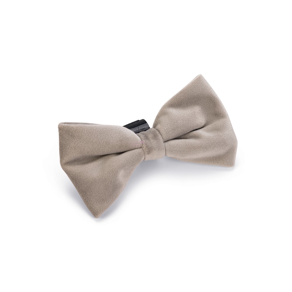 Beeztees DBL Köpek Papyonu, Kadife, Gri, 12cm