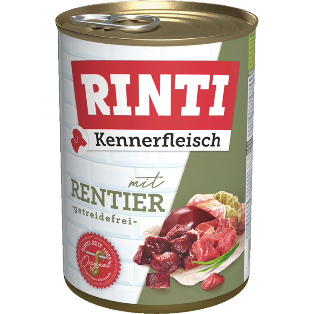 Rıntı Geyikli Konserve Köpek Maması 400g