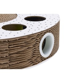 Beeztees Yavru Kedi Karton Tırmalama ve Oyuncağı, 35x35x7cm