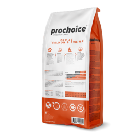 Prochoice 15 kg Kısırlaştırılmış Kediler İçin, Hipoalerjenik, Somon Balıklı Ve Karidesli Kuru Mama 