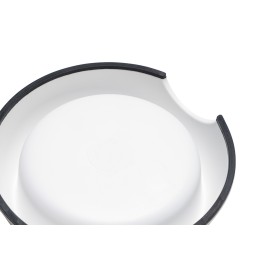 Beeztees DBL Köpek Mama Su Kabı, Mat Altın Rengi Paslanmaz Çelik, Bej Mermer Görünümlü, 17,5cm, 350m