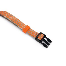 Beeztees Köpek Boyun Tasması, Açık Gri Turuncu, 35-50cm