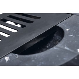 Beeztees Kapalı Kedi Tuvaleti, Koku Filtreli, Siyah Mermer Antrasit, 56x39x39cm