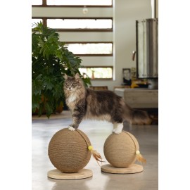 Beeztees DBL Kedi Tırmalama ve Oyuncağı, 30x31x31,5cm