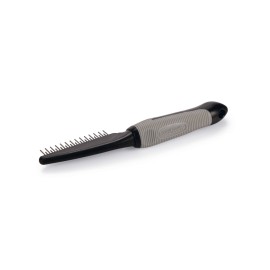 Beeztees Kısa ve Uzun Tüylü Kedi Tarağı, Siyah Gri, 21cm