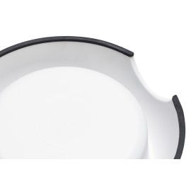 Beeztees DBL Köpek Mama Su Kabı, Mat Altın Rengi Paslanmaz Çelik, Bej Mermer Görünümlü, 22cm, 700ml