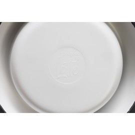 Beeztees DBL Köpek Mama Su Kabı, Mat Altın Rengi Paslanmaz Çelik, Bej Mermer Görünümlü, 17,5cm, 350m