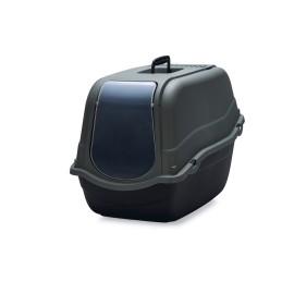 Beeztees Kapalı Kedi Tuvaleti, Antrasit Koyu Mavi, 57x39x41cm