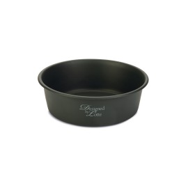 Beeztees DBL Köpek Mama Su Kabı, Mat Siyah Paslanmaz Çelik, 20cm, 1,9L