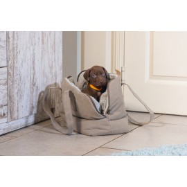 Beeztees DBL Köpek Taşıma Çantası, Yıkanabilir, 6,5Kg'ye kadar, Bej, 40x20x28cm