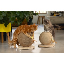 Beeztees DBL Kedi Tırmalama ve Oyuncağı, 30x31x31,5cm