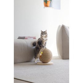 Beeztees DBL Kedi Tırmalama ve Oyuncağı, 30x31x31,5cm