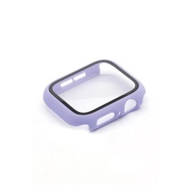 Newface Apple Watch 38Mm Camlı Kasa Ekran Koruyucu - Lila