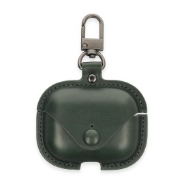 Newface Airpods Pro 2 (2.nesil) Çanta Deri Kılıf - Haki Yeşil