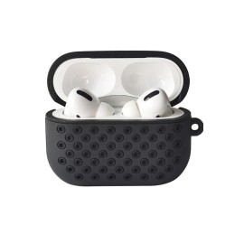 Newface Airpods Pro 2 (2.nesil) Spor Delikli Kılıf - Siyah-Siyah