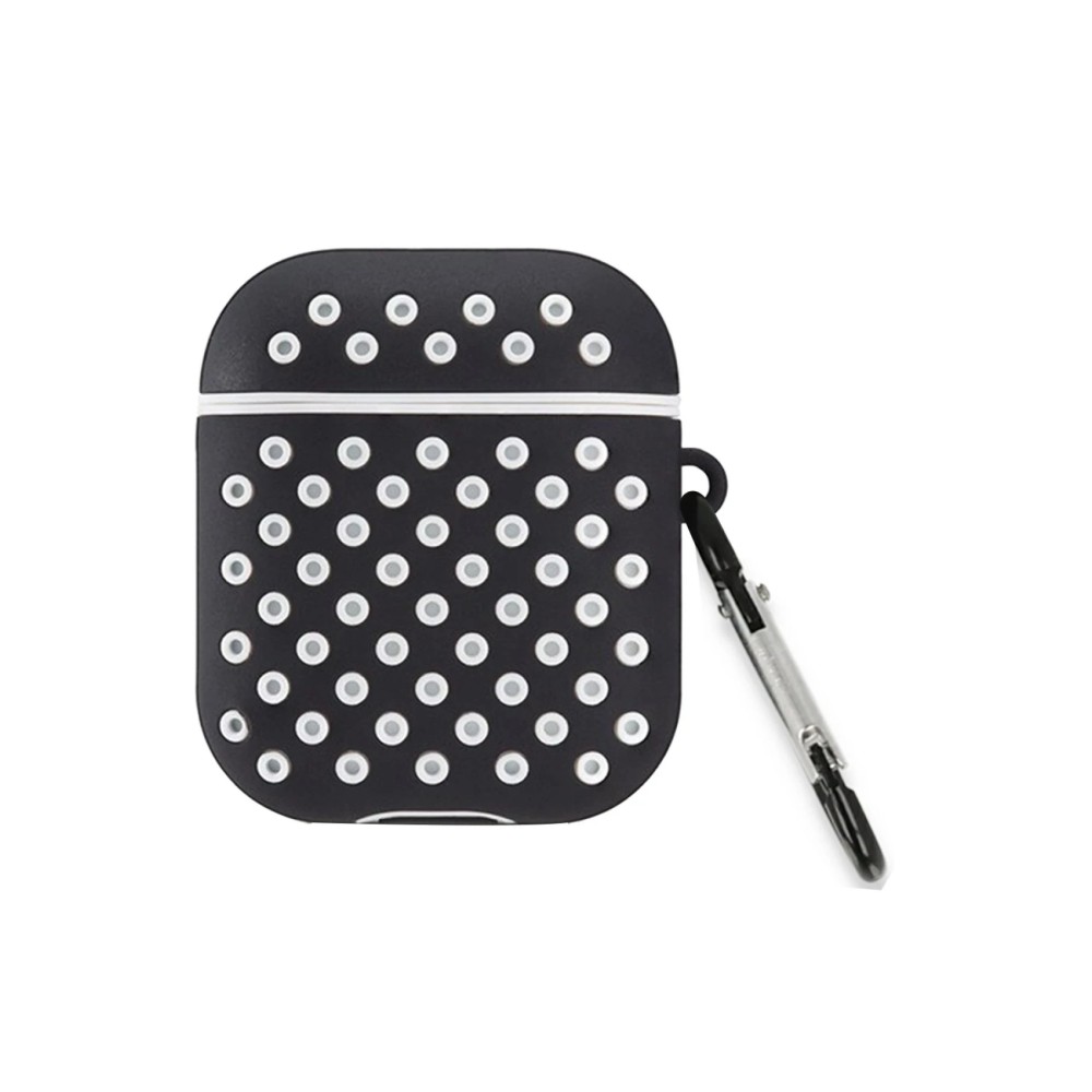 Newface Airpods 3 (3.nesil) Spor Delikli Kılıf - Siyah-Beyaz