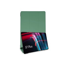 Newface Samsung Galaxy T970 Tab S7 Plus 12.4 Kılıf Tablet Smart Kılıf - Koyu Yeşil