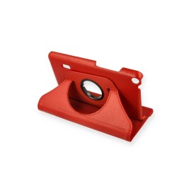 Newface Huawei Mediapad T3 7 Kılıf 360 Tablet Deri Kılıf - Kırmızı