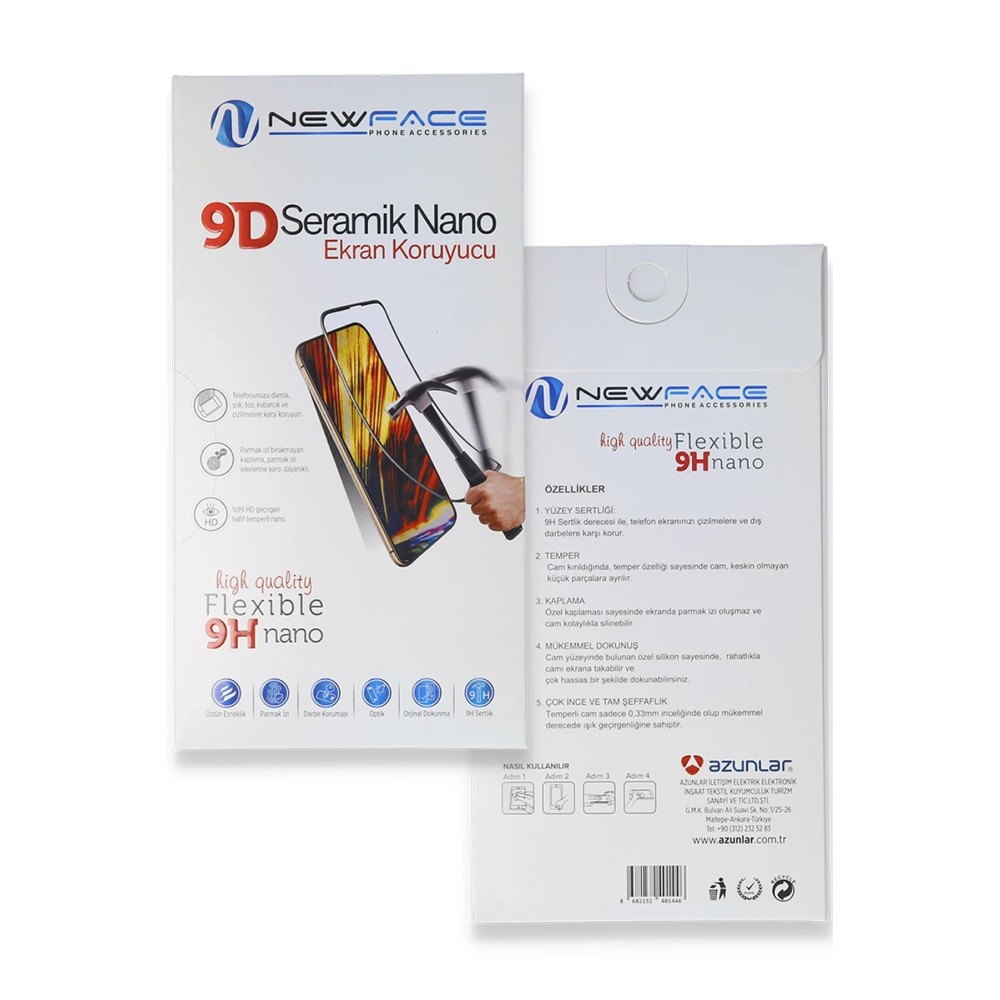 Newface Huawei P40 Lite E Seramik Nano Ekran Koruyucu