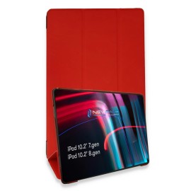 Newface Ipad 10.2 (7.nesil) Kılıf Tablet Smart Kılıf - Kırmızı