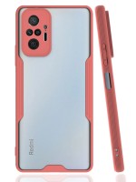 Newface Xiaomi Redmi Note 10 Pro Kılıf Platin Silikon - Pembe