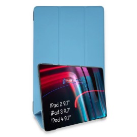 Newface Ipad 4 9.7 Kılıf Tablet Smart Kılıf - Mavi