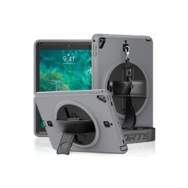 Newface iPad 5 Air 9.7 Kılıf Strap-C Otterbox Tablet Kapak - Gri