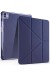 Newface iPad Air 13 (2024) Kılıf Kalemlikli Mars Tablet Kılıfı - Lacivert