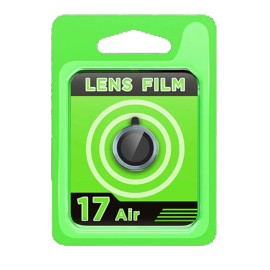 Newface Apple iPhone 17 Air Raze Metal Kamera Lens - Mavi