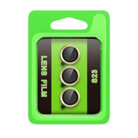 Newface Samsung Galaxy S23 Raze Metal Kamera Lens - Sarı