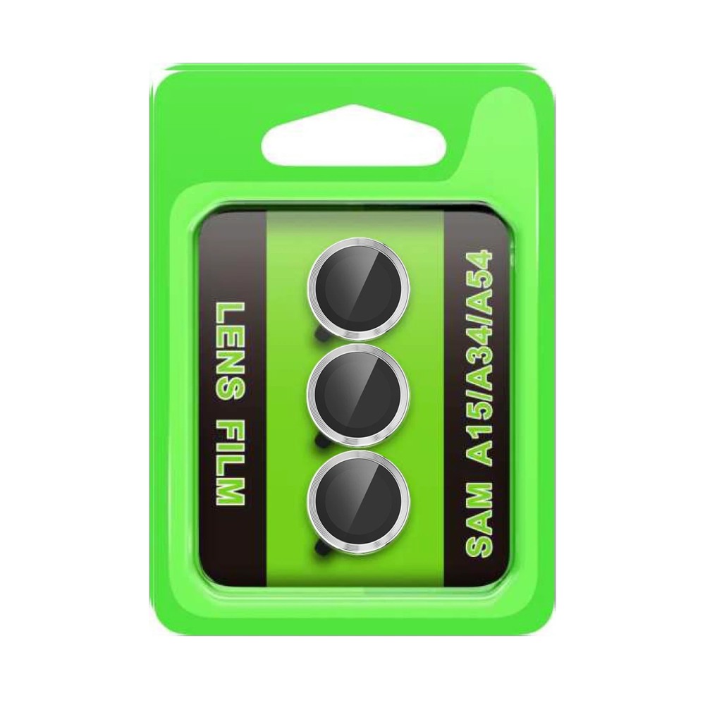 Newface Samsung Galaxy A15 4G Raze Metal Kamera Lens - Gümüş