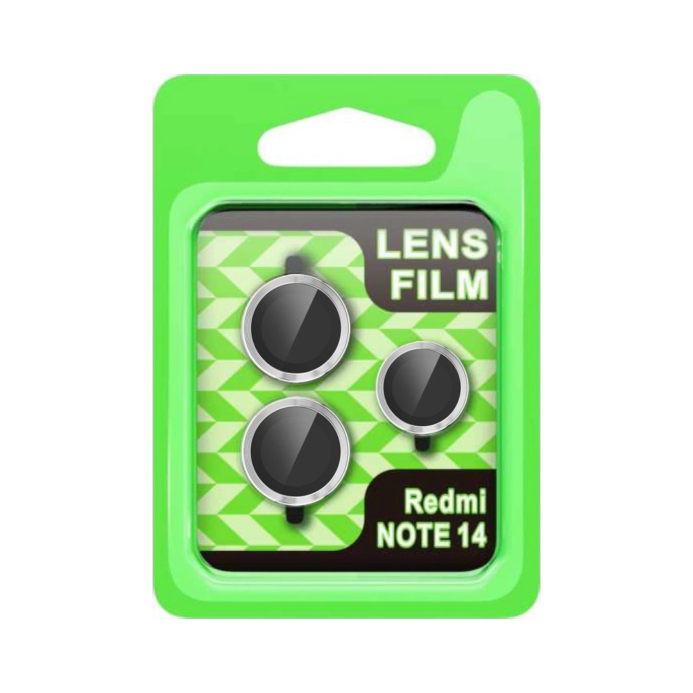 Newface Xiaomi Note 14 5G Raze Metal Kamera Lens - Gümüş