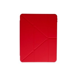 Newface iPad 9.7 (2018) Kılıf Kalemlikli Mars Tablet Kılıfı - Kırmızı