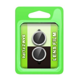 Newface Samsung Galaxy Z Flip 6 Raze Metal Kamera Lens - Gümüş